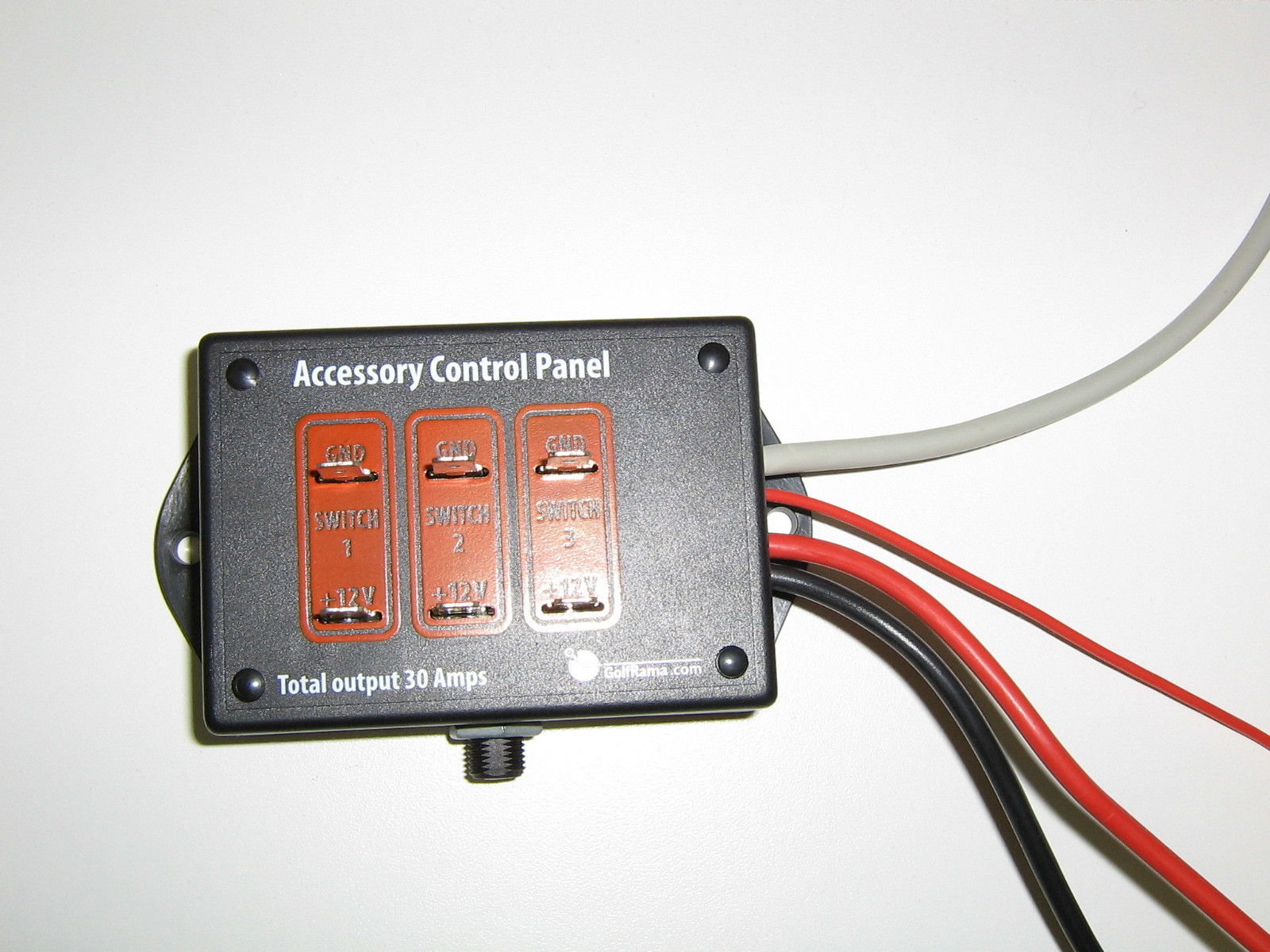 GolfRama Monitoring Unit Control Panel w/ 3 switches