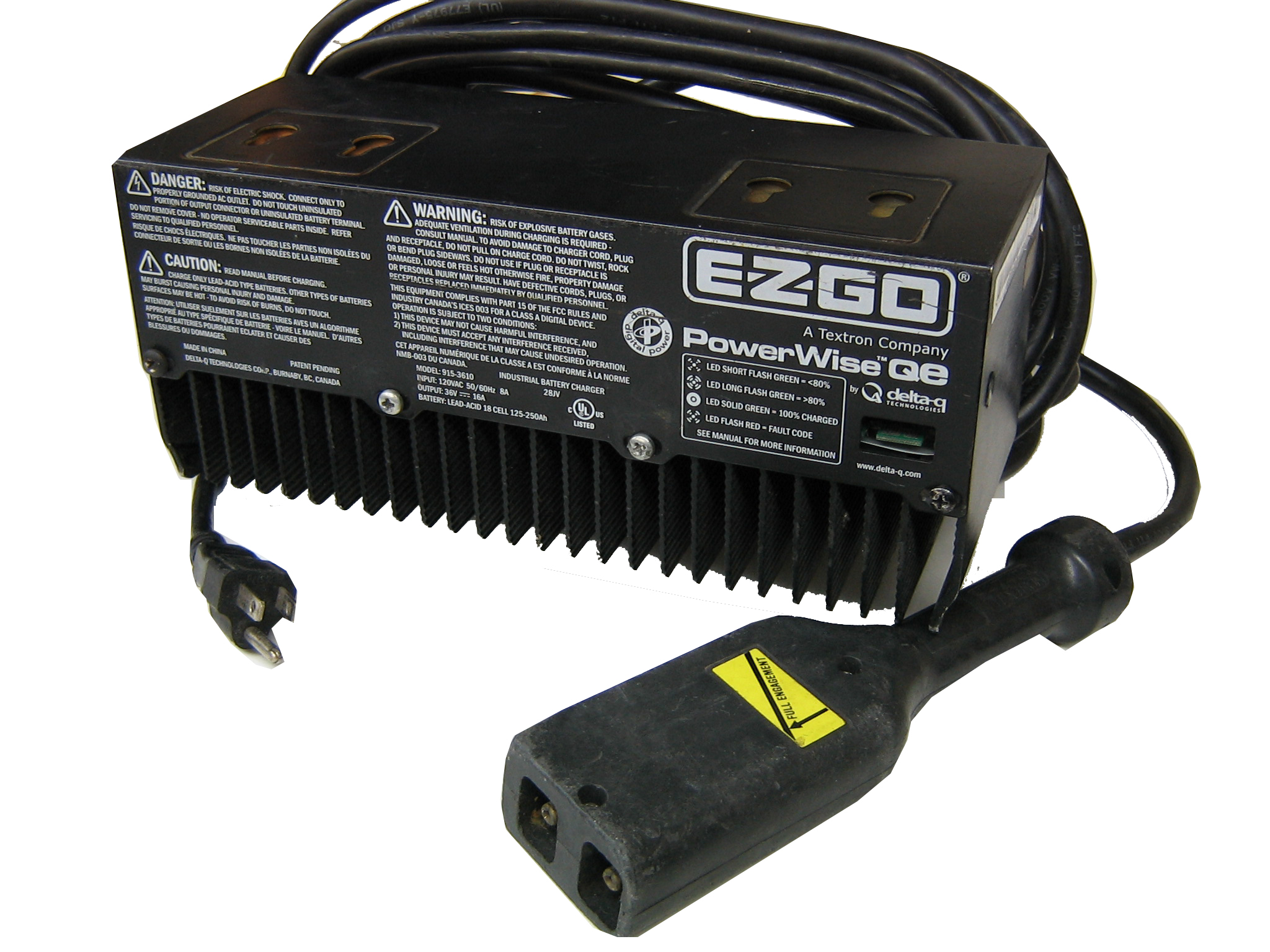 E-Z-GO Battery Charger 36V 16amp 915-3610
